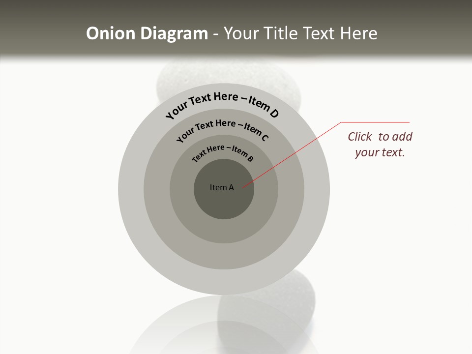 Rocks Oval Beach PowerPoint Template