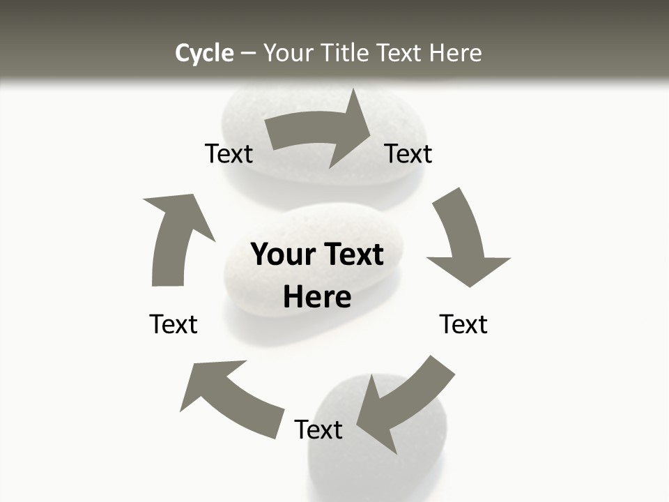 Rocks Oval Beach PowerPoint Template