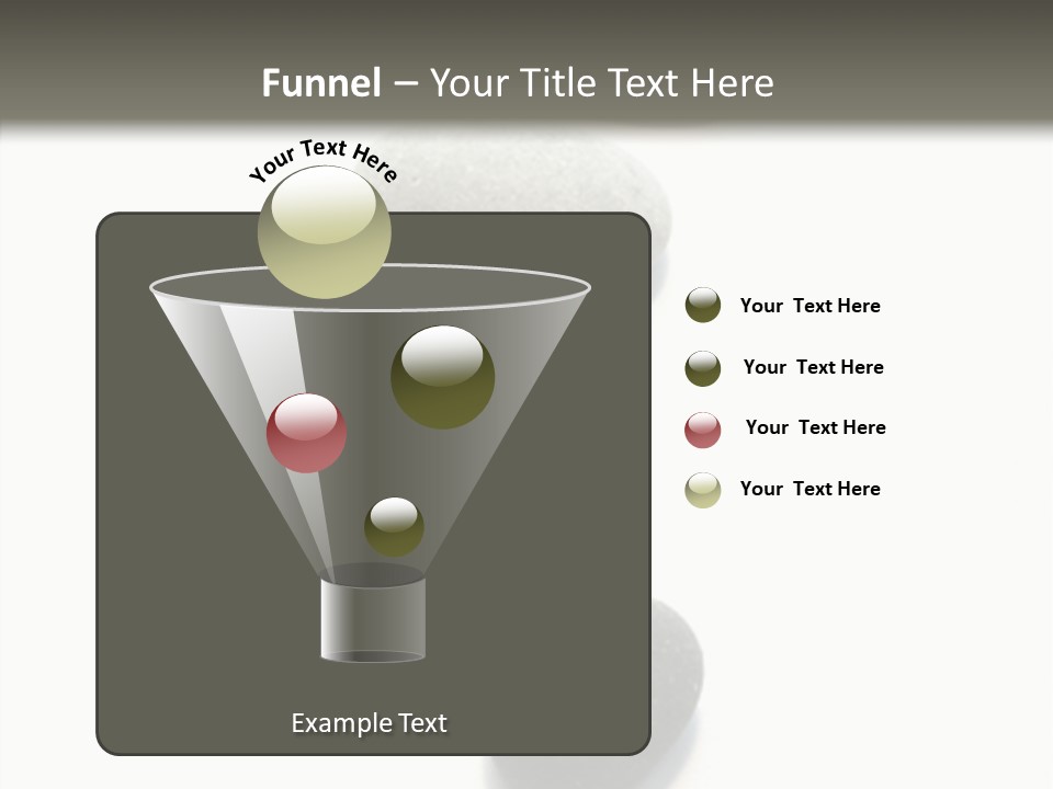 Rocks Oval Beach PowerPoint Template