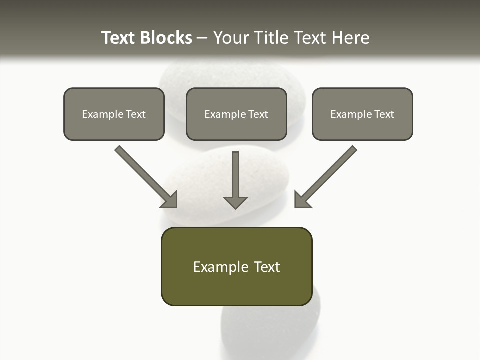Rocks Oval Beach PowerPoint Template