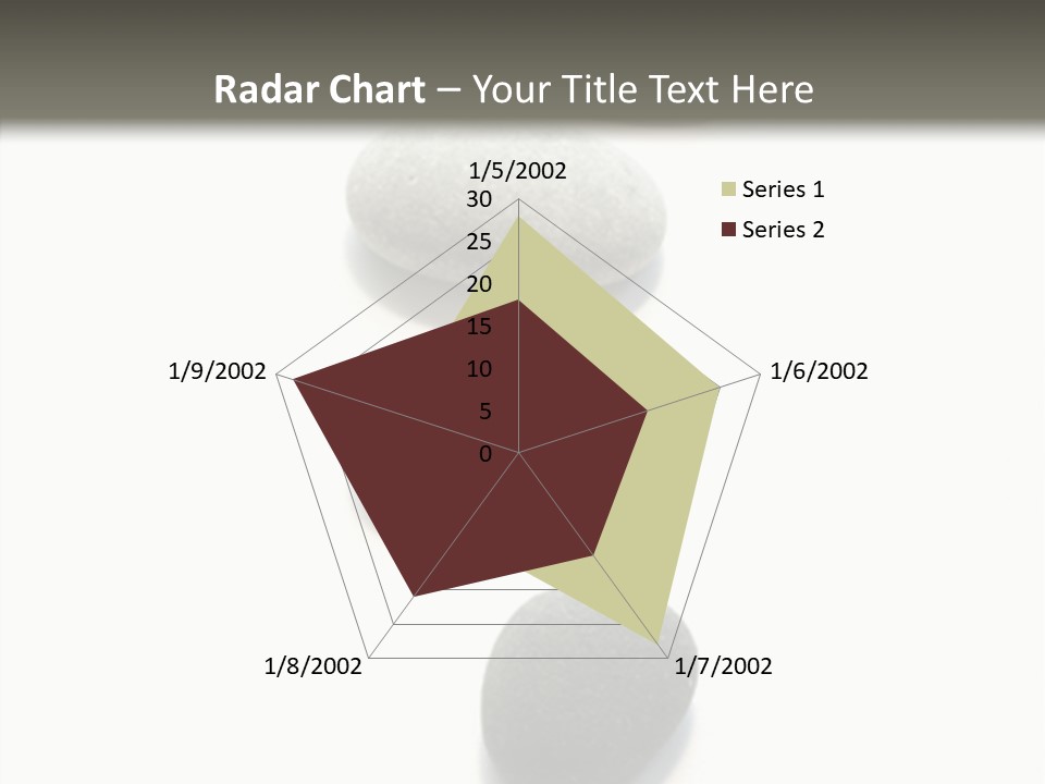 Rocks Oval Beach PowerPoint Template