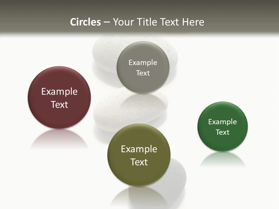 Rocks Oval Beach PowerPoint Template