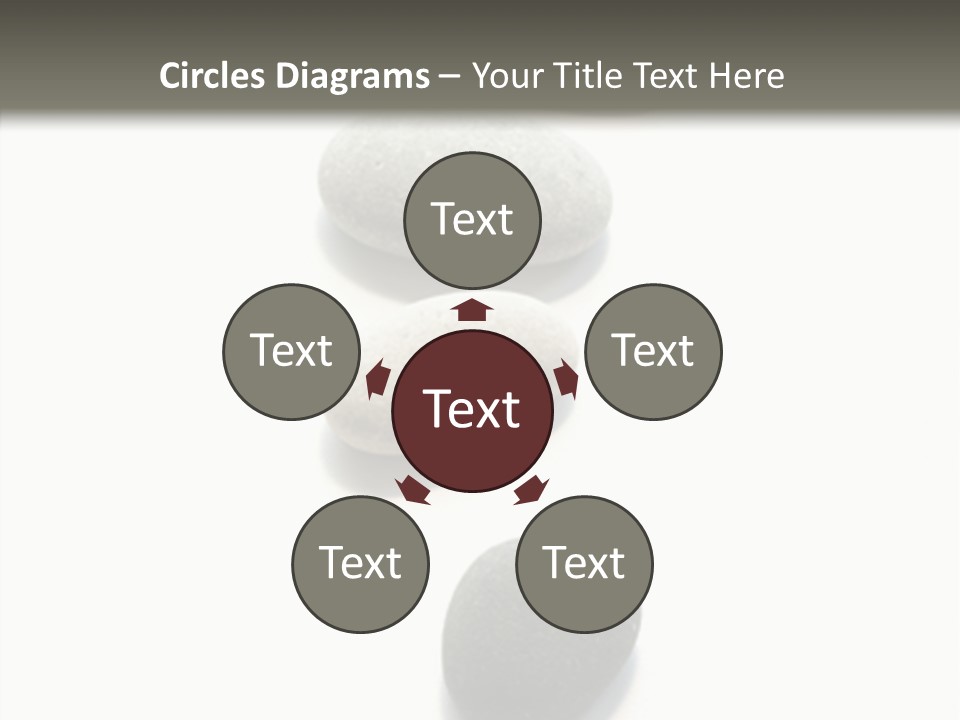 Rocks Oval Beach PowerPoint Template