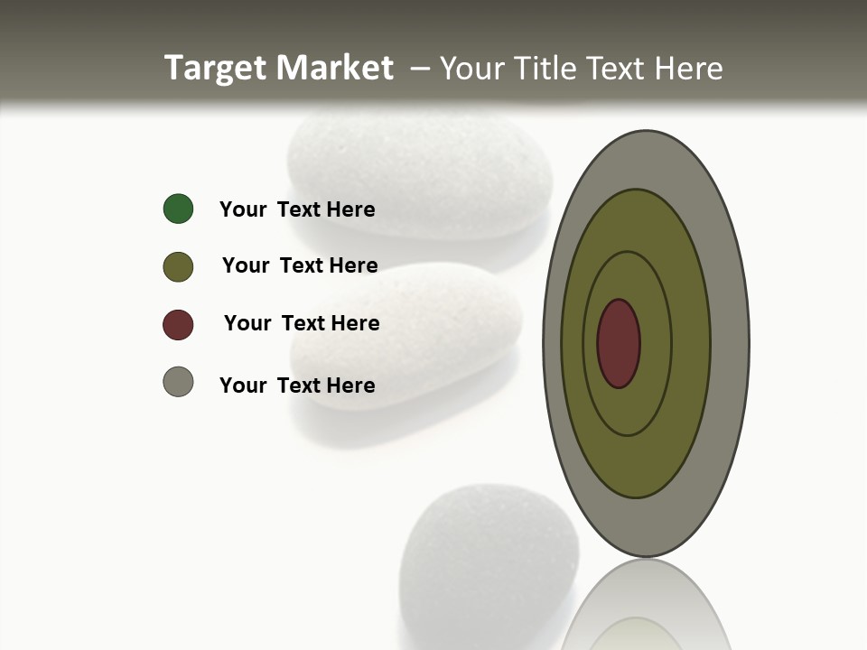 Rocks Oval Beach PowerPoint Template