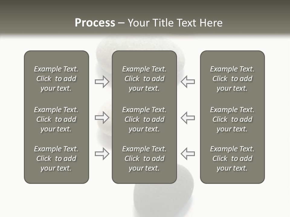 Rocks Oval Beach PowerPoint Template