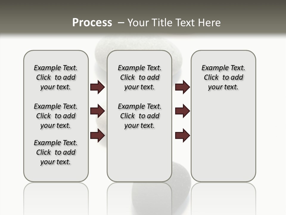 Rocks Oval Beach PowerPoint Template