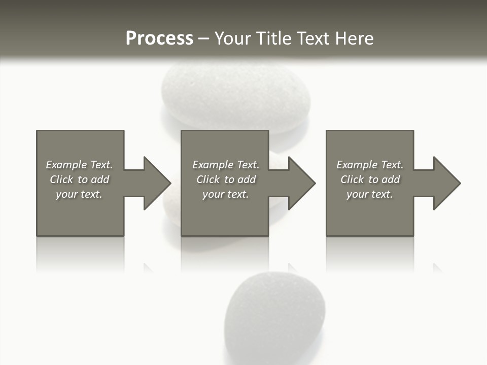 Rocks Oval Beach PowerPoint Template