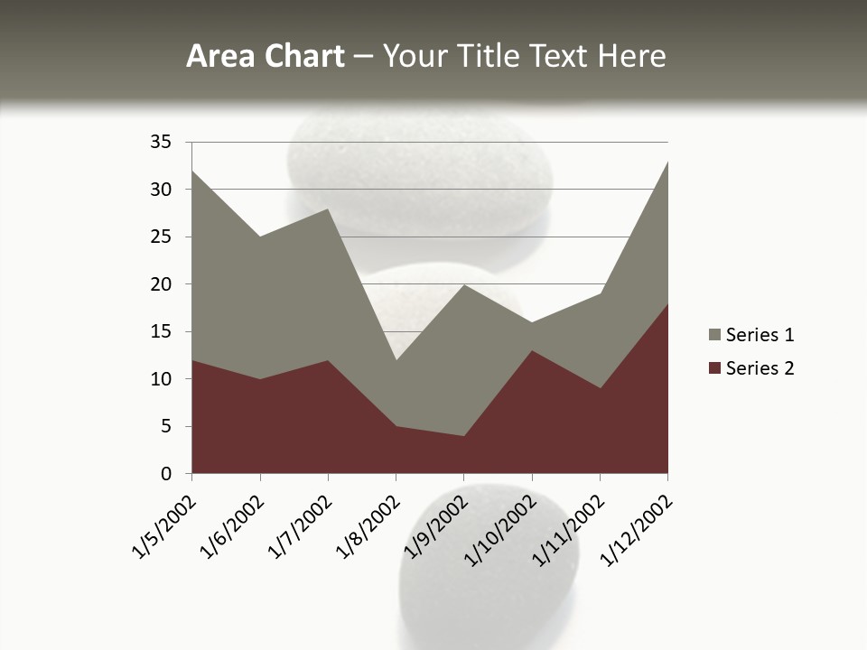Rocks Oval Beach PowerPoint Template