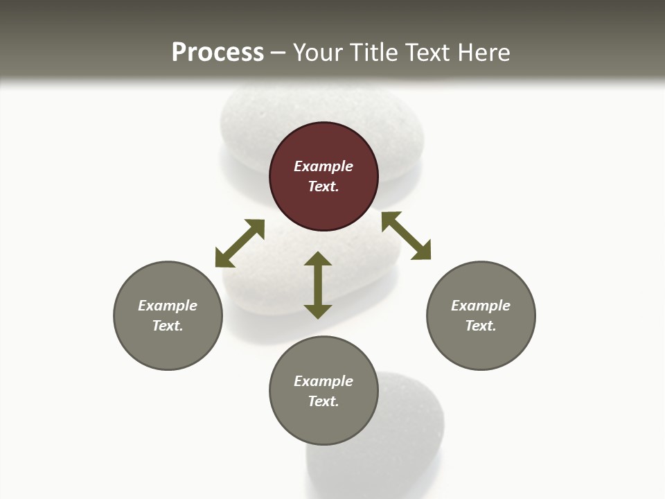 Rocks Oval Beach PowerPoint Template