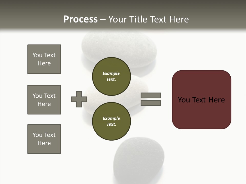 Rocks Oval Beach PowerPoint Template