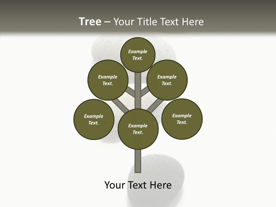 Rocks Oval Beach PowerPoint Template