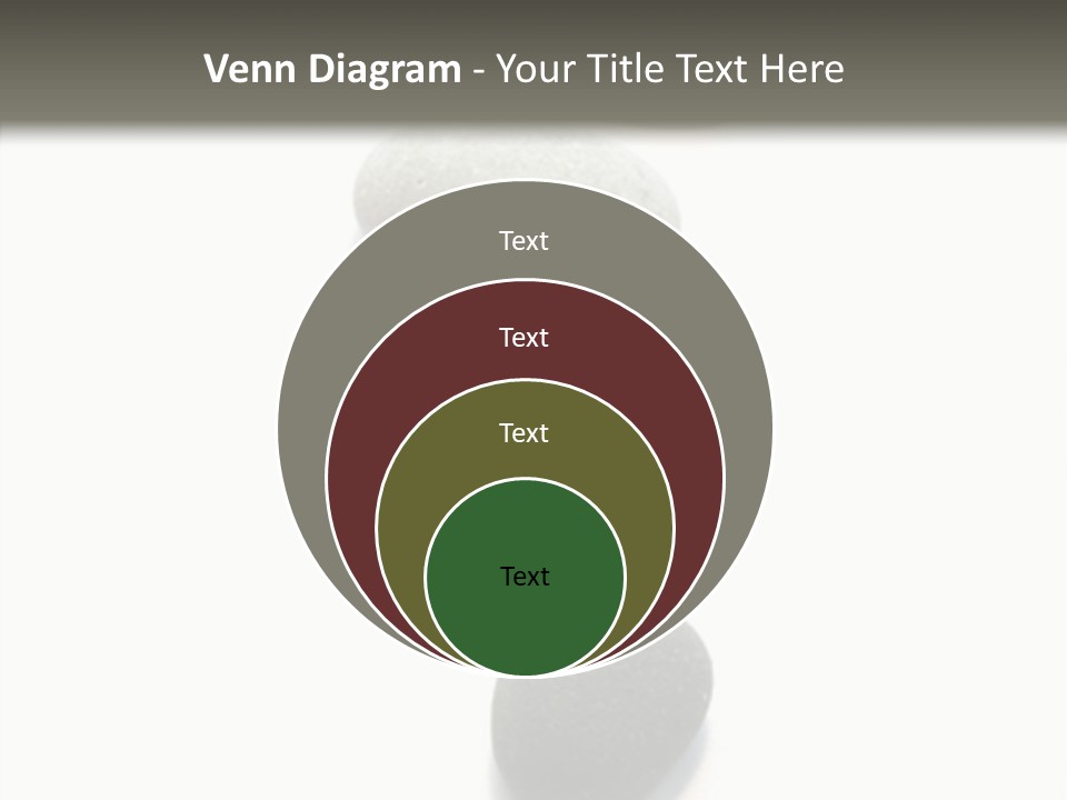 Rocks Oval Beach PowerPoint Template