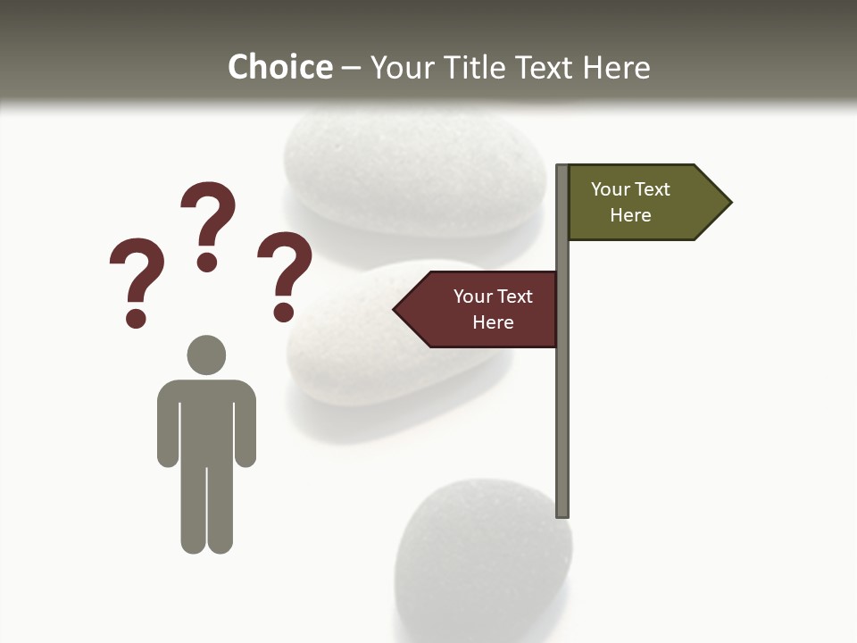 Rocks Oval Beach PowerPoint Template