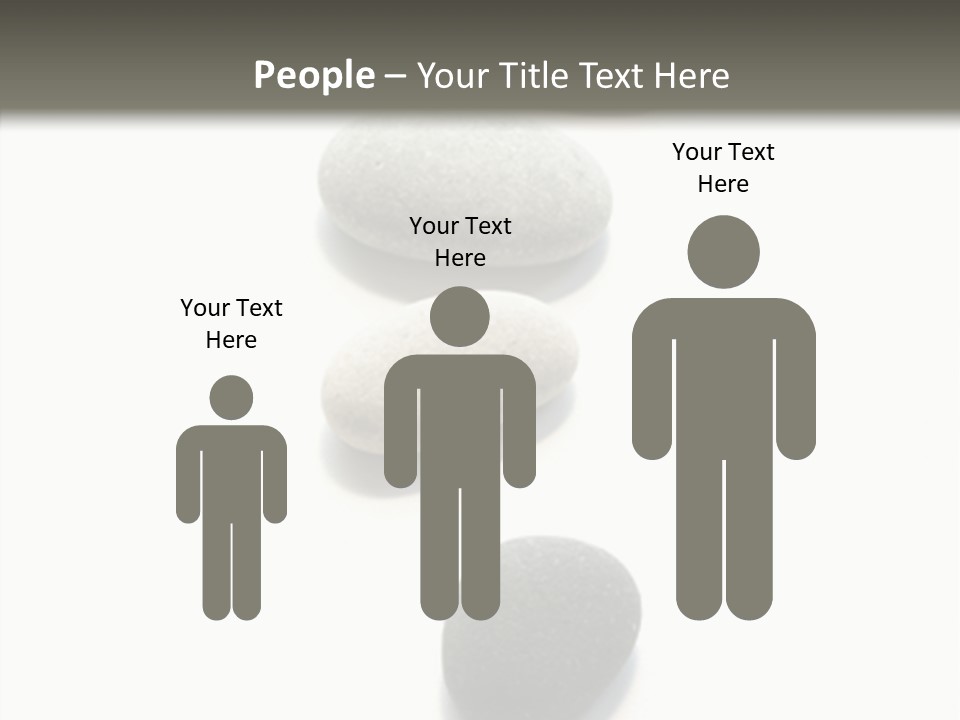 Rocks Oval Beach PowerPoint Template