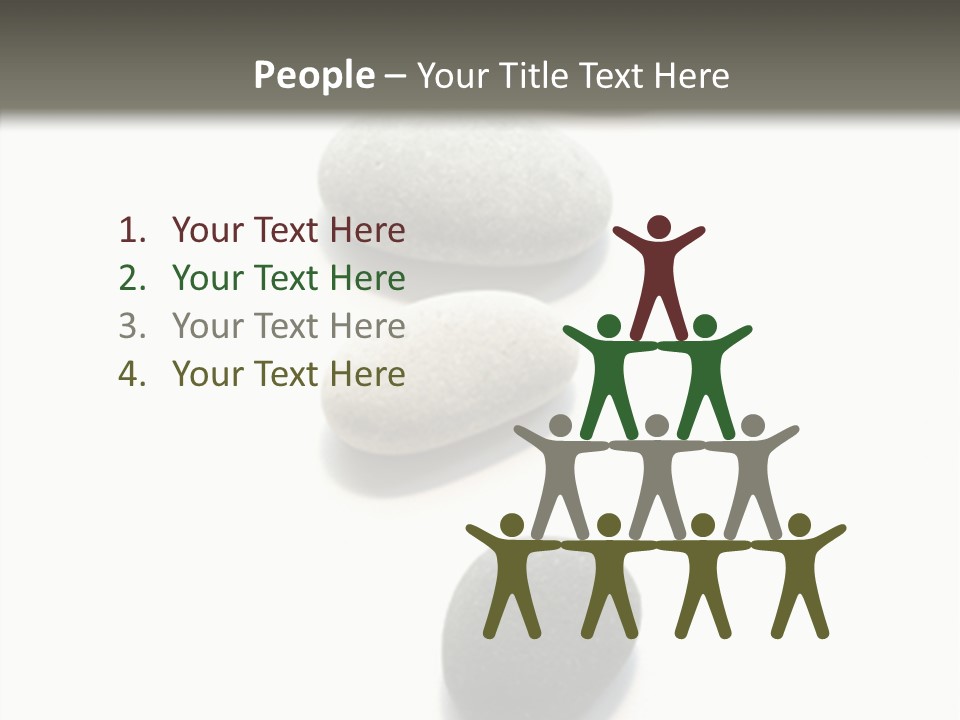 Rocks Oval Beach PowerPoint Template