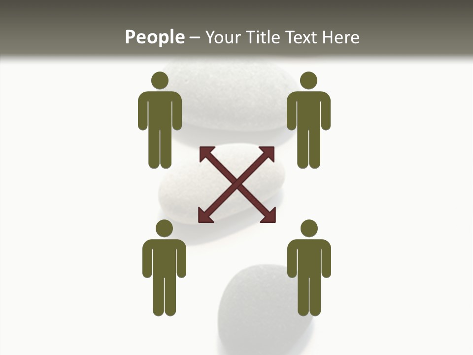 Rocks Oval Beach PowerPoint Template