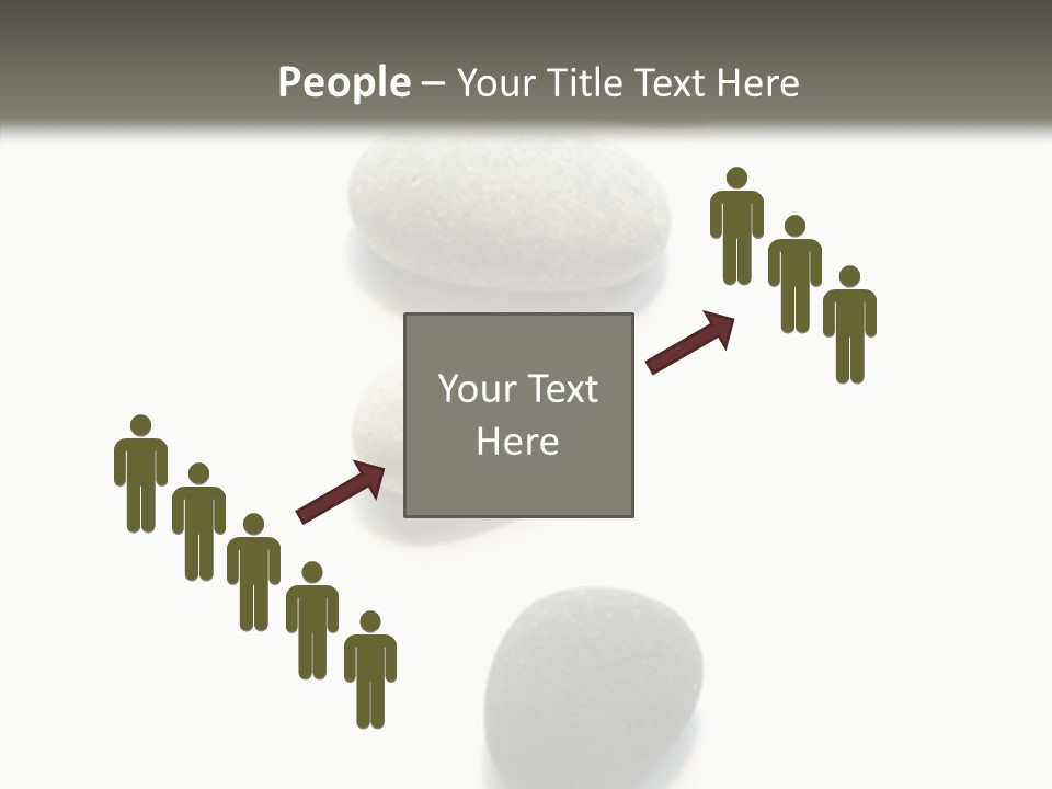 Rocks Oval Beach PowerPoint Template