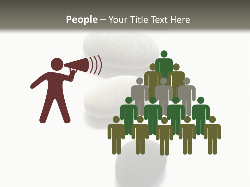 Rocks Oval Beach PowerPoint Template