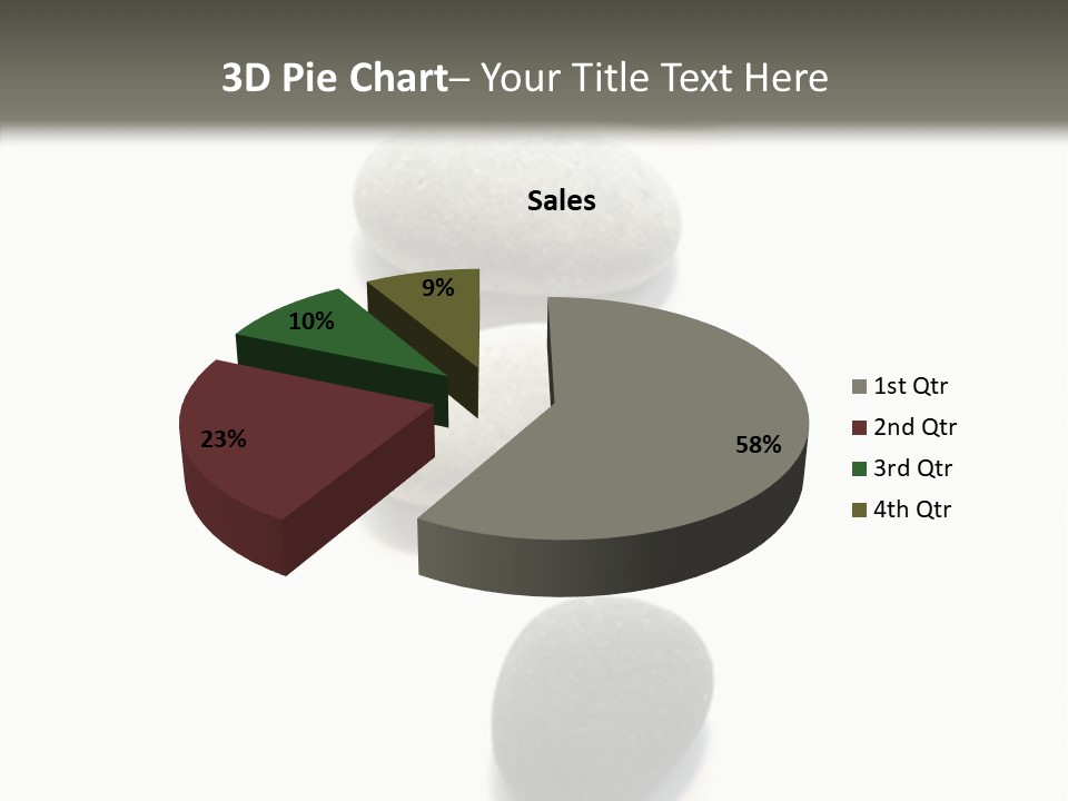 Rocks Oval Beach PowerPoint Template