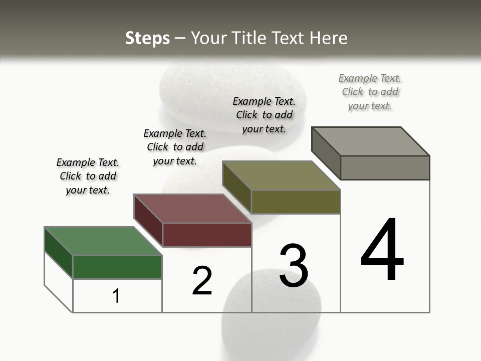 Rocks Oval Beach PowerPoint Template