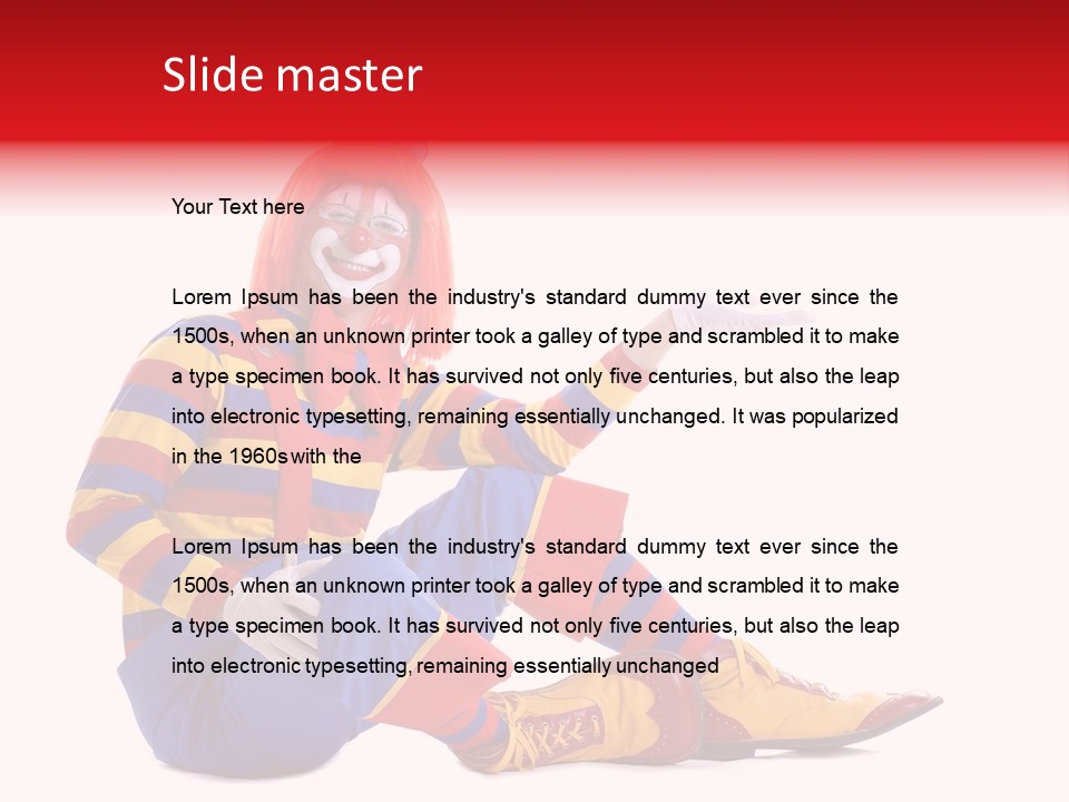 White Lighting Isolated PowerPoint Template