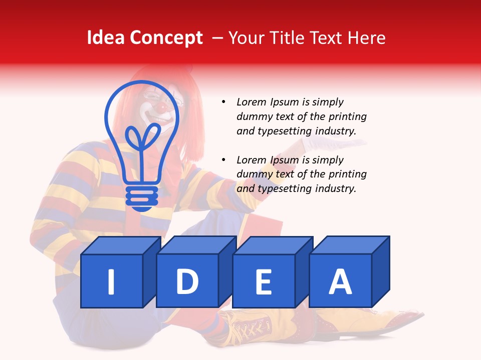 White Lighting Isolated PowerPoint Template