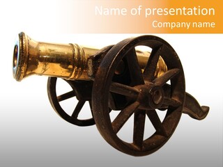 Shine Spoke Barrel PowerPoint Template