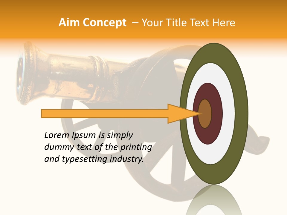 Shine Spoke Barrel PowerPoint Template