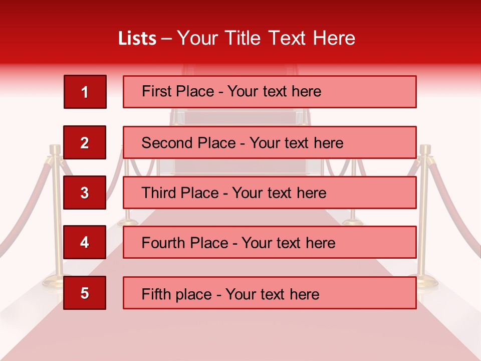 Award Glory Blockbuster PowerPoint Template