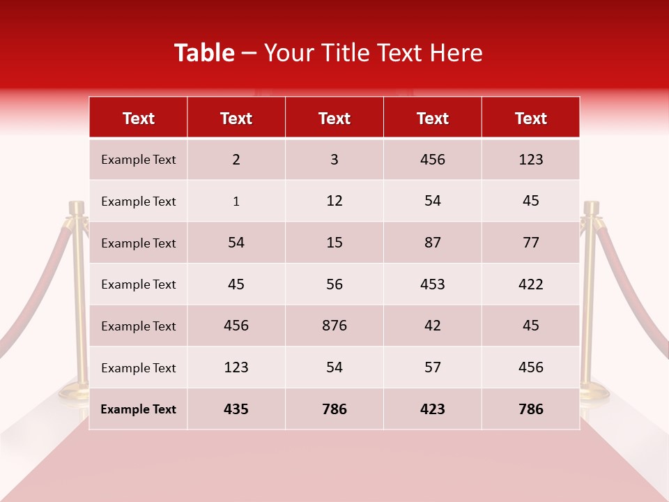 Award Glory Blockbuster PowerPoint Template