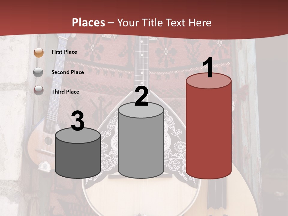 Greece Music Lyra PowerPoint Template