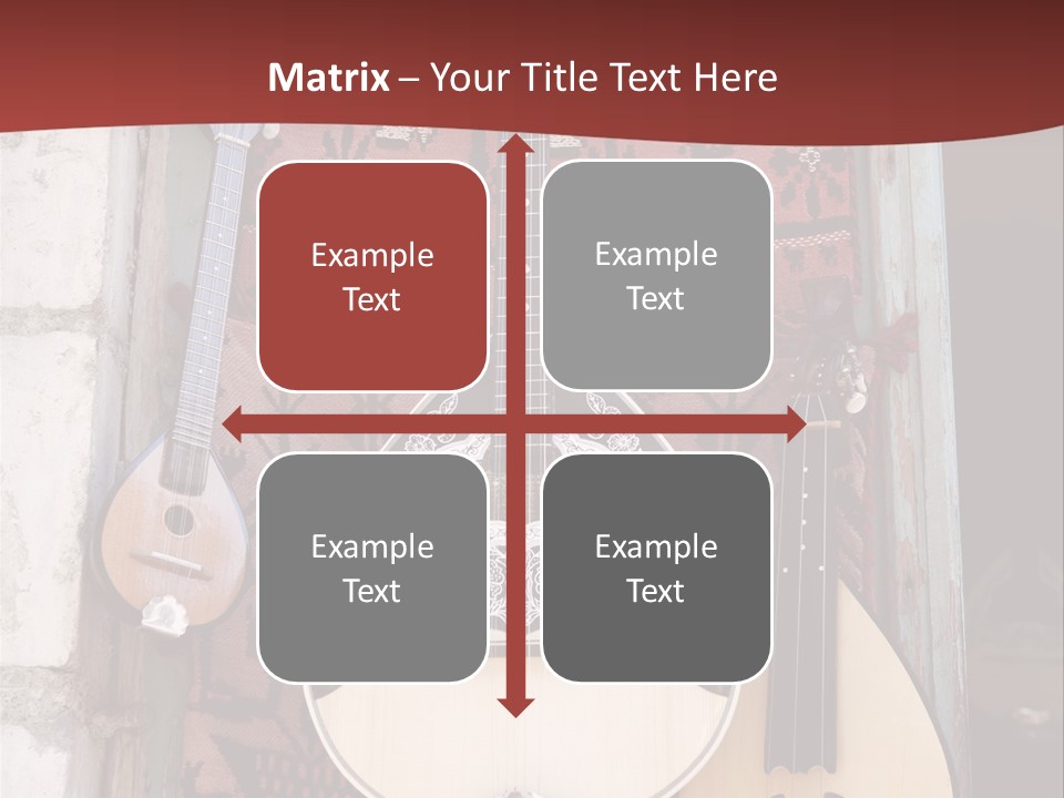 Greece Music Lyra PowerPoint Template