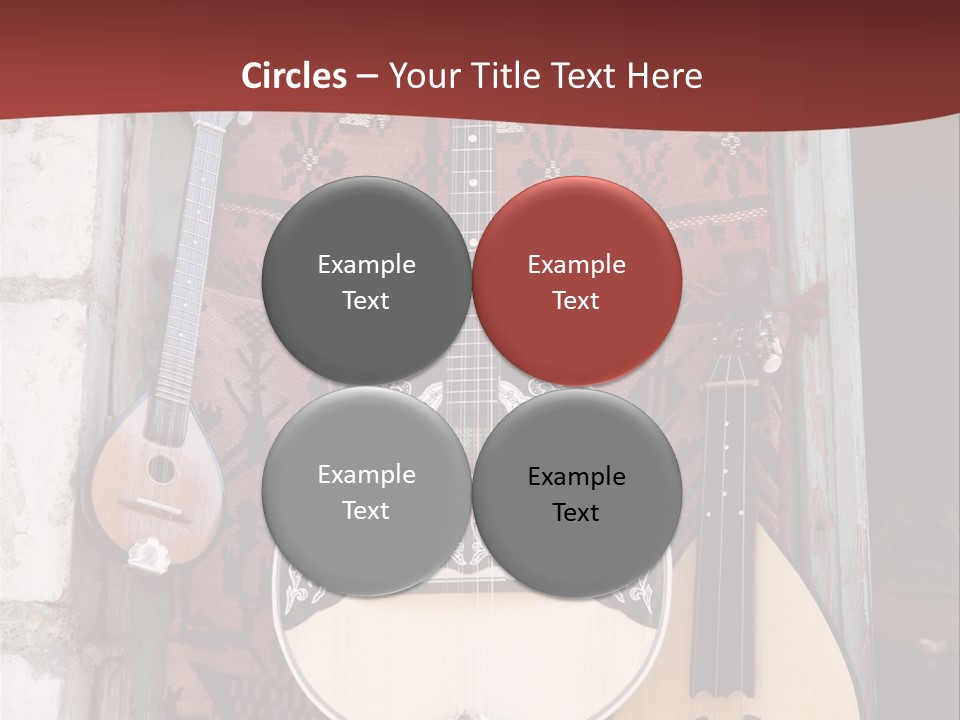 Greece Music Lyra PowerPoint Template