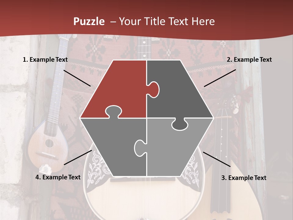 Greece Music Lyra PowerPoint Template