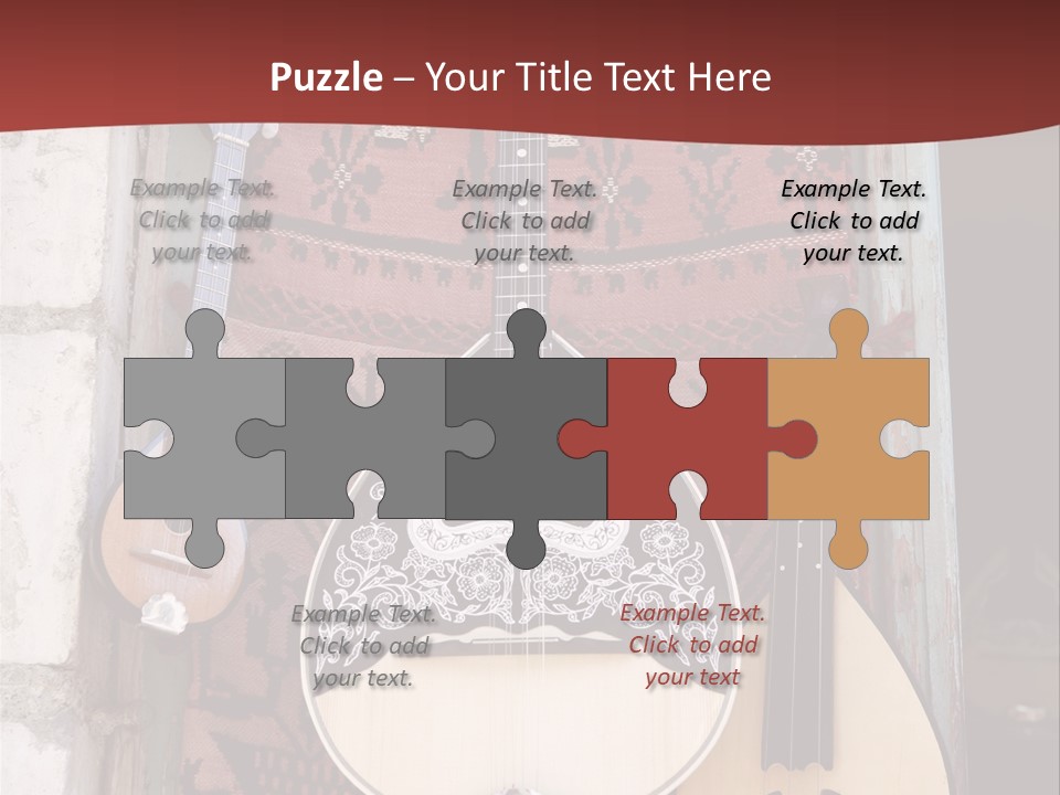 Greece Music Lyra PowerPoint Template