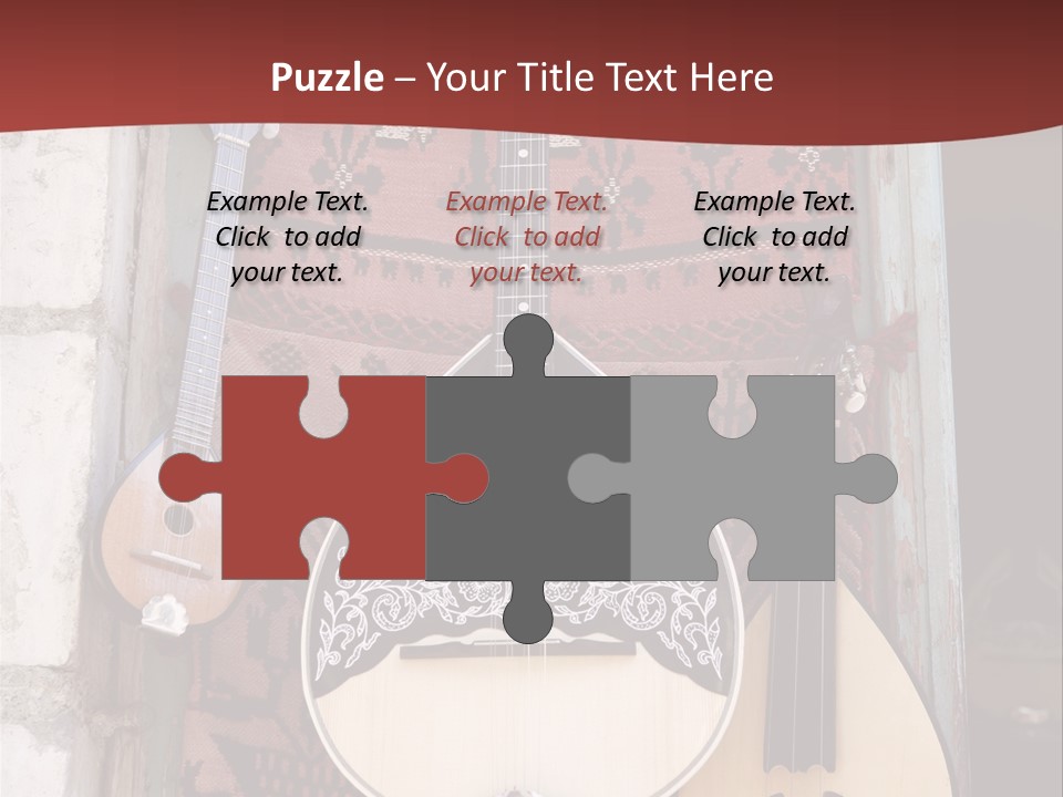 Greece Music Lyra PowerPoint Template