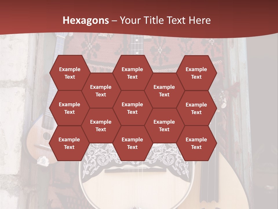 Greece Music Lyra PowerPoint Template