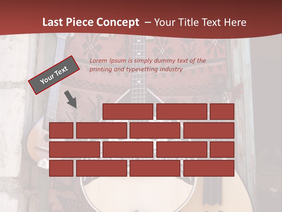 Greece Music Lyra PowerPoint Template