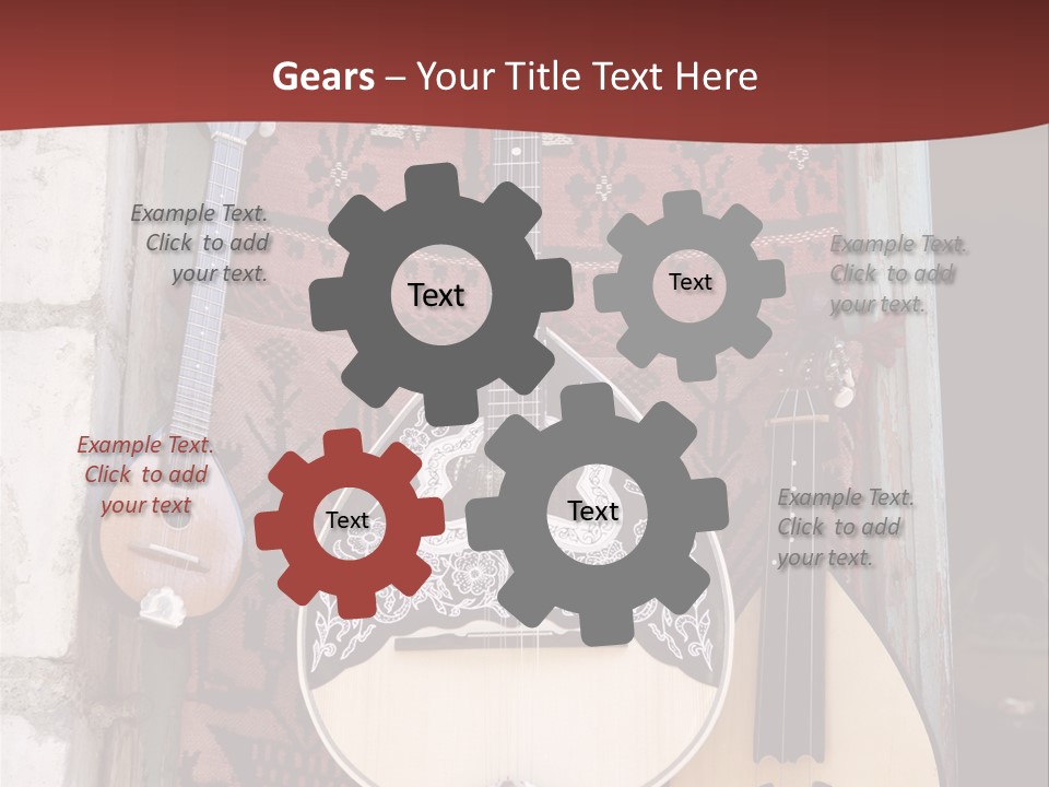 Greece Music Lyra PowerPoint Template