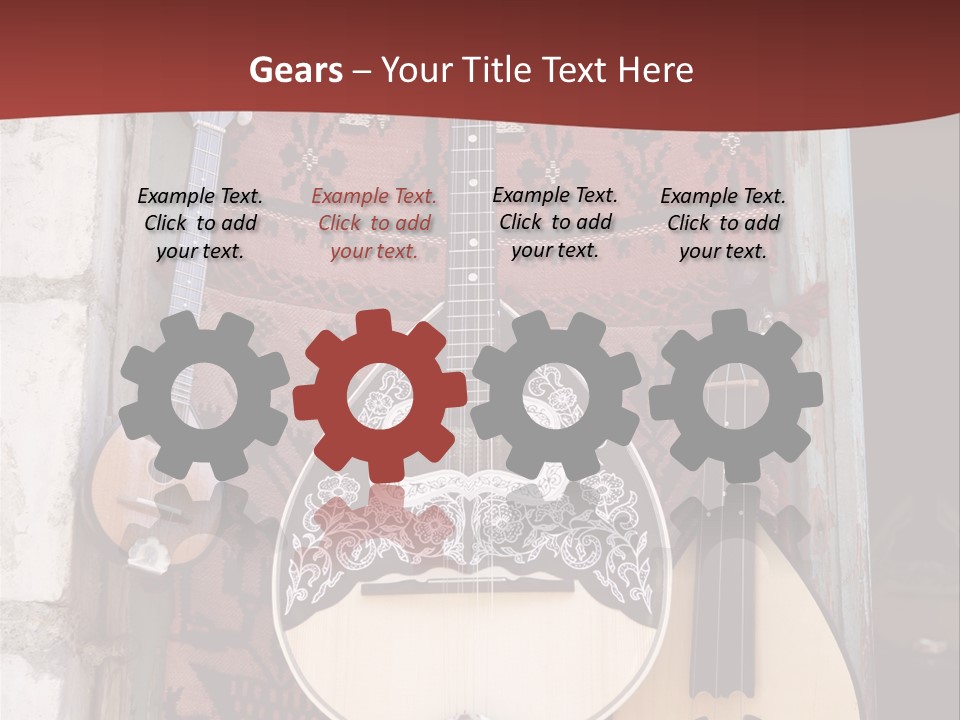 Greece Music Lyra PowerPoint Template