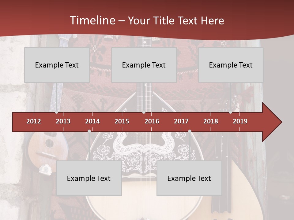 Greece Music Lyra PowerPoint Template