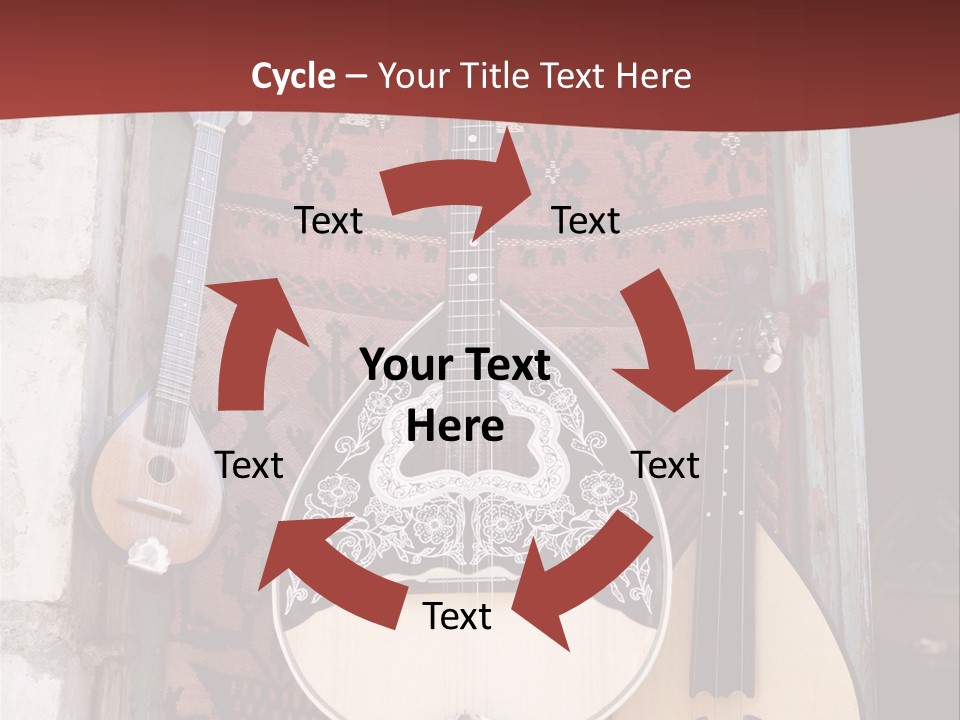 Greece Music Lyra PowerPoint Template