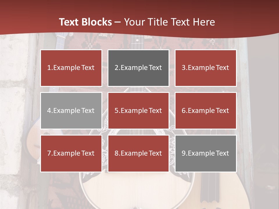 Greece Music Lyra PowerPoint Template