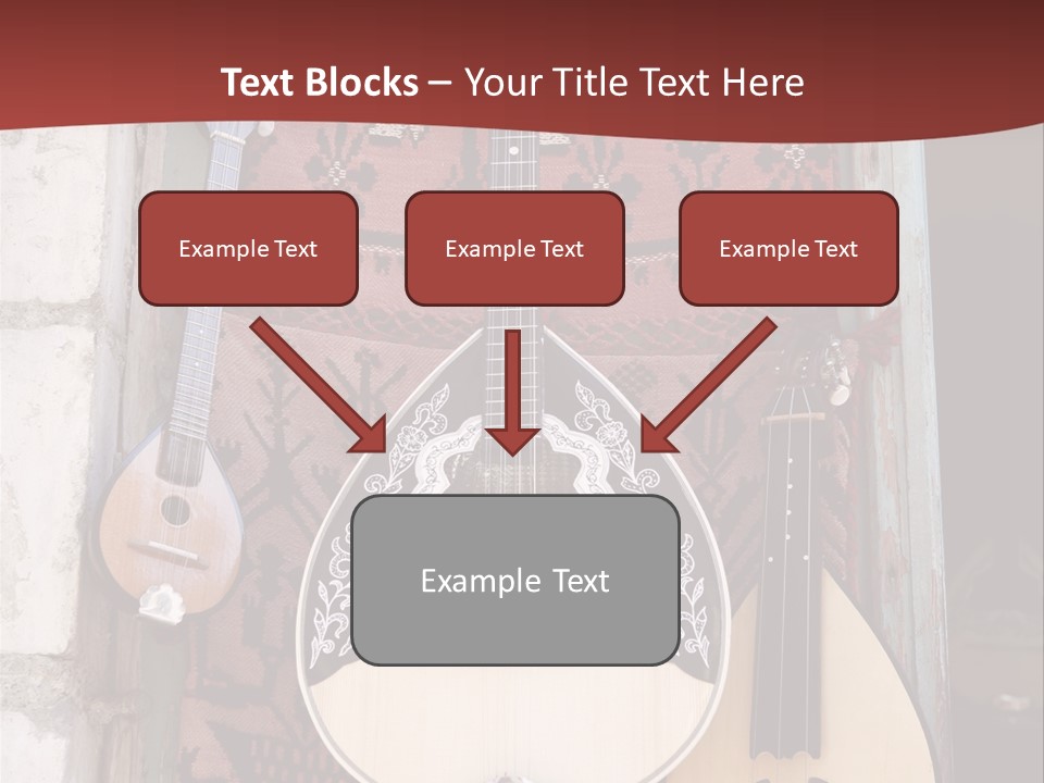 Greece Music Lyra PowerPoint Template