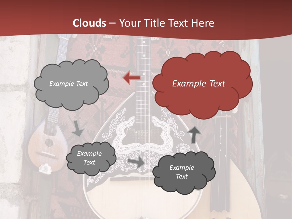 Greece Music Lyra PowerPoint Template