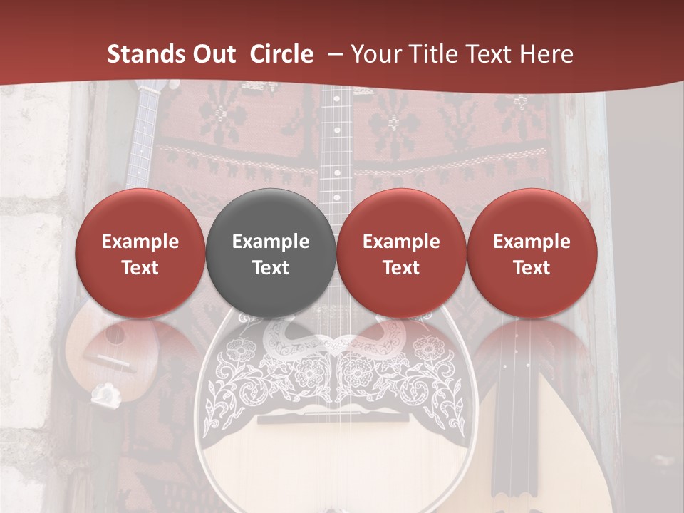 Greece Music Lyra PowerPoint Template