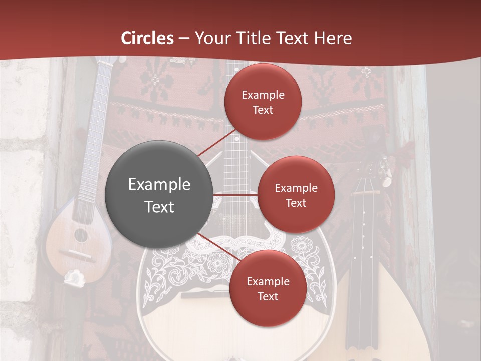 Greece Music Lyra PowerPoint Template