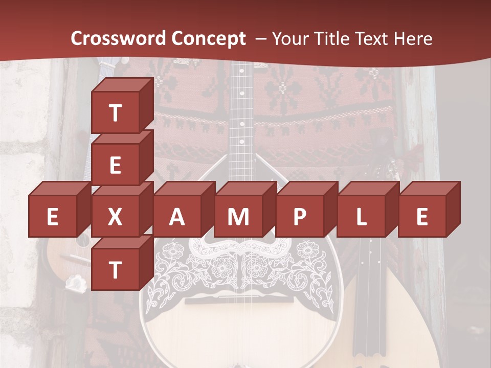 Greece Music Lyra PowerPoint Template