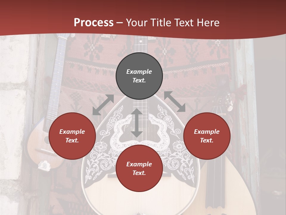 Greece Music Lyra PowerPoint Template