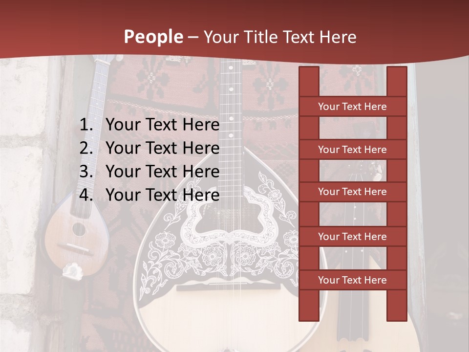 Greece Music Lyra PowerPoint Template